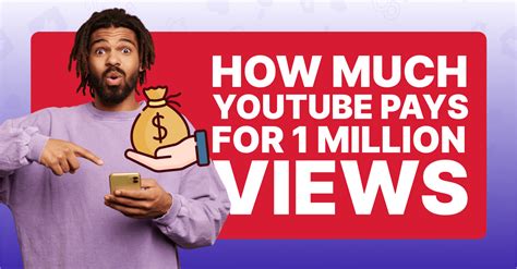 what does youtube pay for 1 million views|youtube pays per million views.